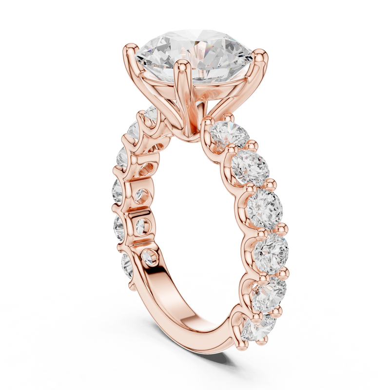 Ladies Ring DDLR-846@7 - Rose Gold - Image