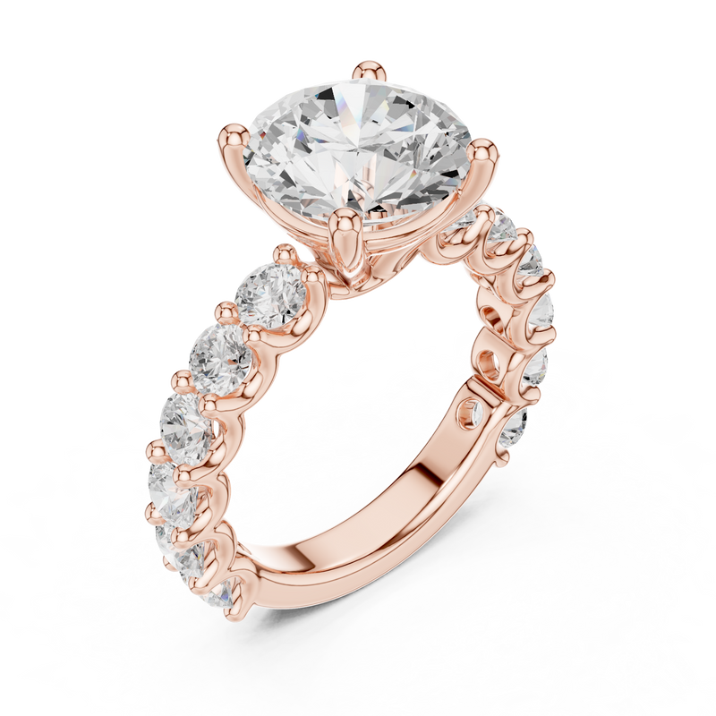Ladies Ring DDLR-846@7 - Rose Gold - Image