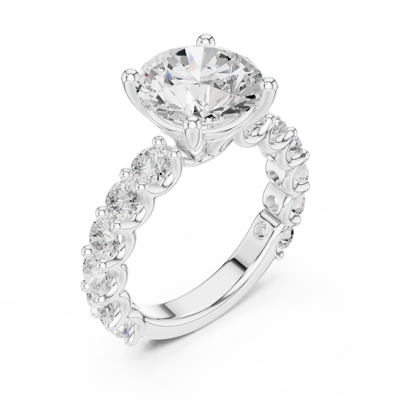 Ladies Ring DDLR-846@7 - White Gold - Image