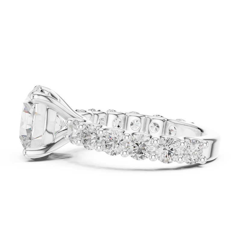 Ladies Ring DDLR-846@7 - White Gold - Image