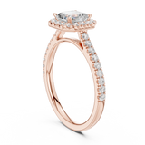 Ladies Ring DDLR-916@7 - Rose Gold - Image