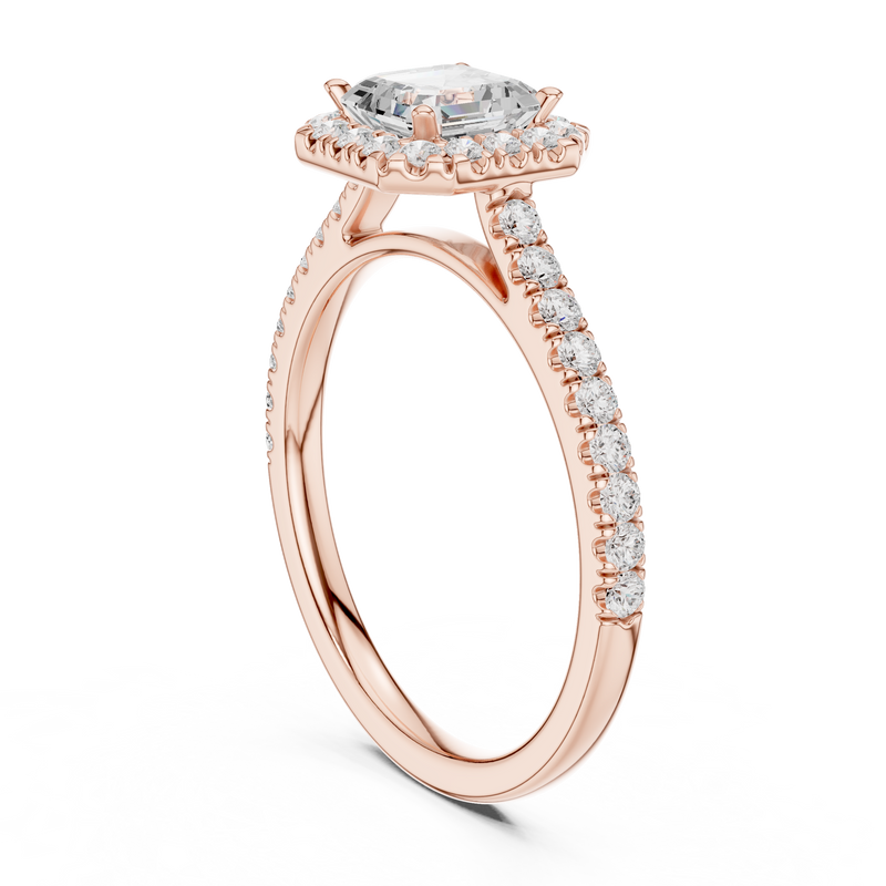 Ladies Ring DDLR-916@7 - Rose Gold - Image