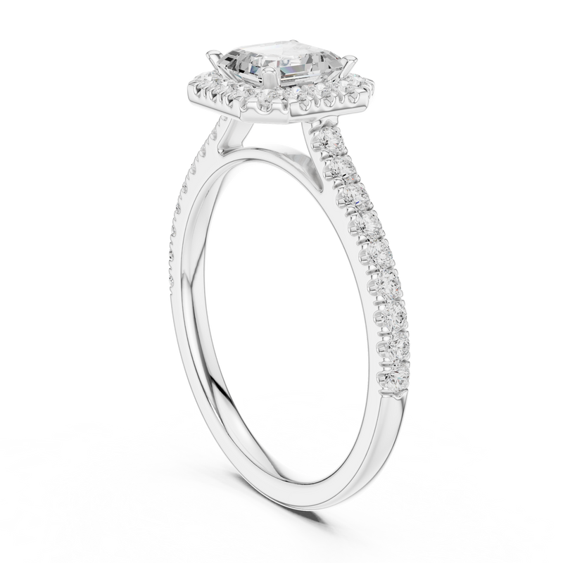 Ladies Ring DDLR-916@7 - White Gold - Image