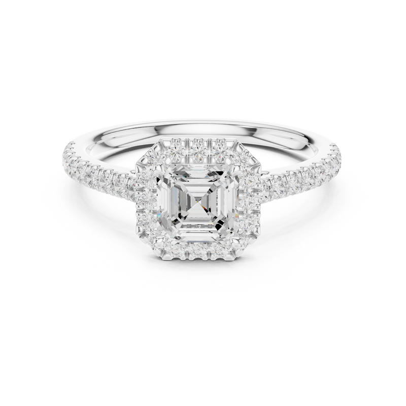 Ladies Ring DDLR-916@7 - White Gold - Image