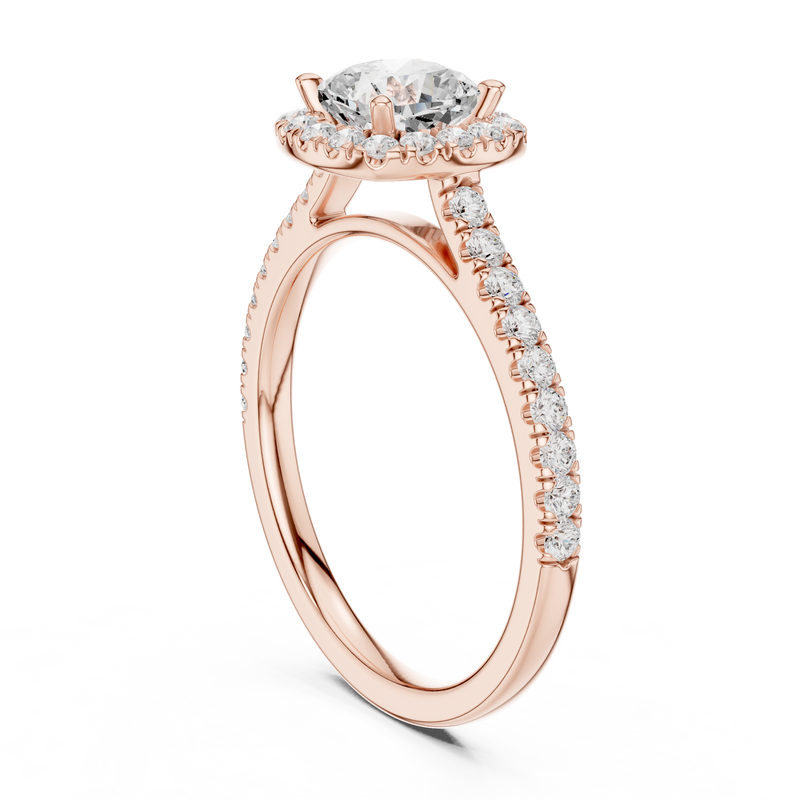 Ladies Ring DDLR-917@7 - Rose Gold - Image