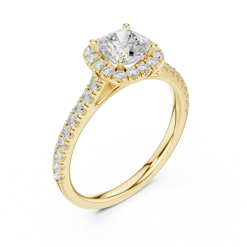Ladies Ring DDLR-917@7 - Yellow Gold - Image