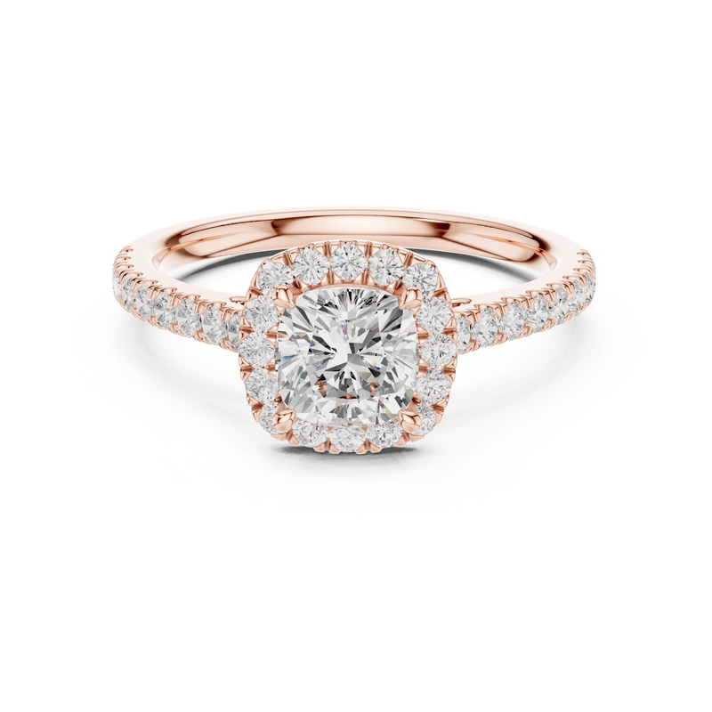 Ladies Ring DDLR-917@7 - Rose Gold - Image