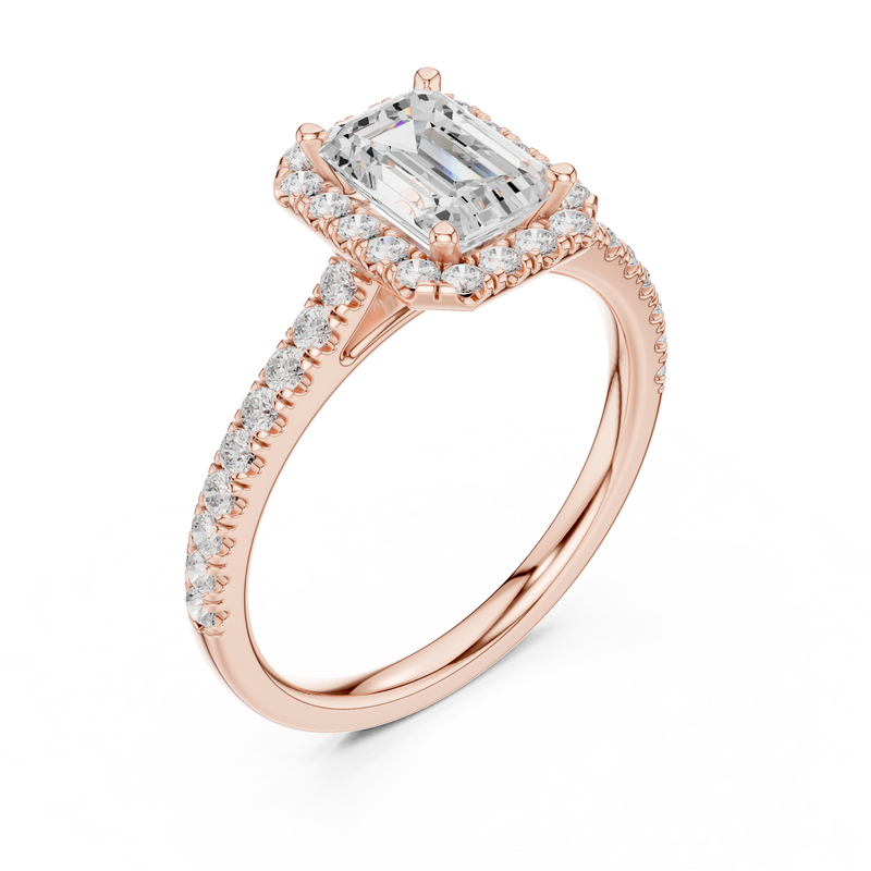 Ladies Ring DDLR-918@7 - Rose Gold - Image