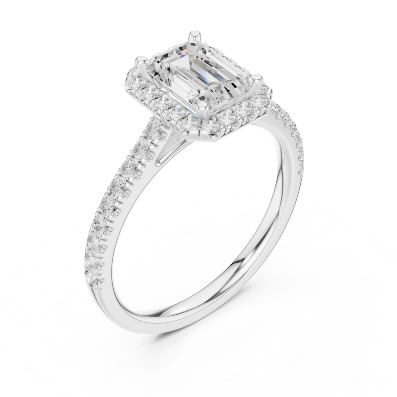 Ladies Ring DDLR-918@7 - White Gold - Image
