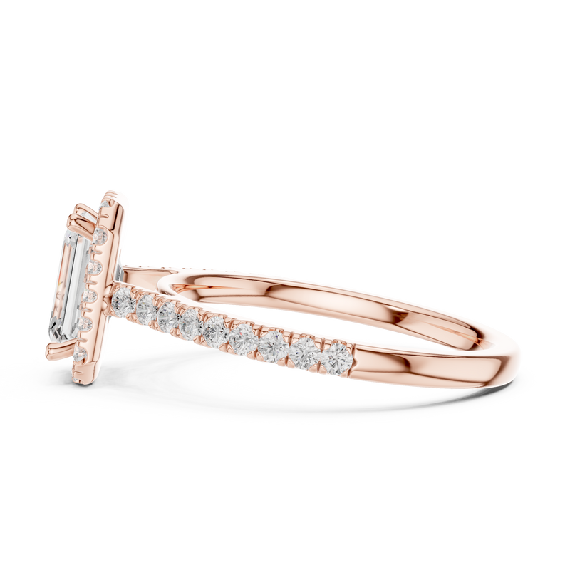 Ladies Ring DDLR-918@7 - Rose Gold - Image