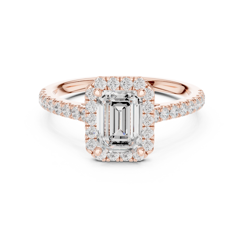 Ladies Ring DDLR-918@7 - Rose Gold - Image