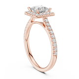 Ladies Ring DDLR-919@7 - Rose Gold - Image