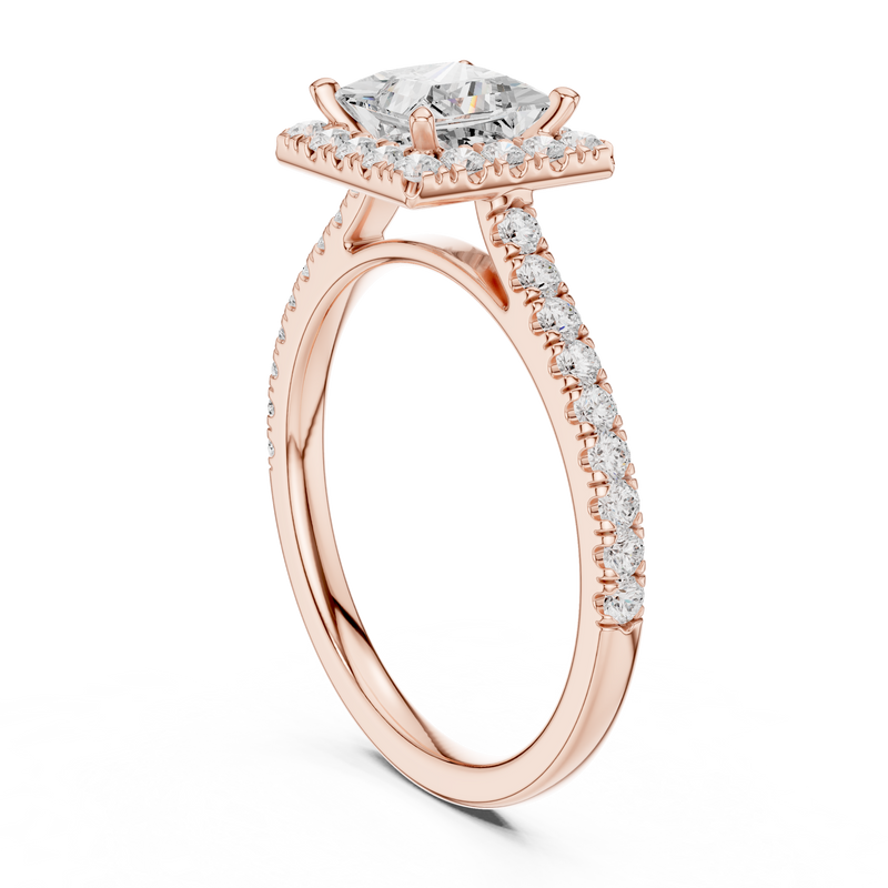 Ladies Ring DDLR-919@7 - Rose Gold - Image