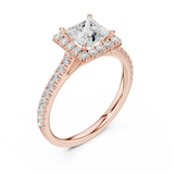 Ladies Ring DDLR-919@7 - Rose Gold - Image