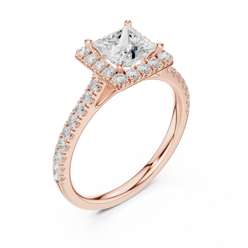 Ladies Ring DDLR-919@7 - Rose Gold - Image
