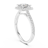 Ladies Ring DDLR-919@7 - White Gold - Image