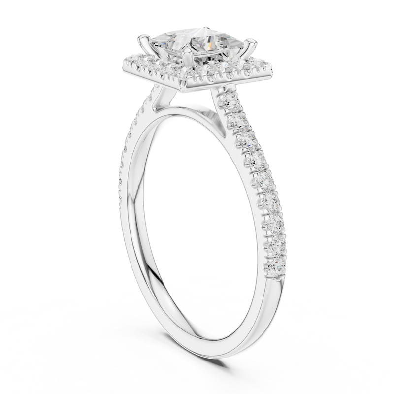 Ladies Ring DDLR-919@7 - White Gold - Image