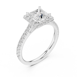 Ladies Ring DDLR-919@7 - White Gold - Image