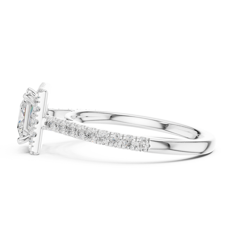 Ladies Ring DDLR-919@7 - White Gold - Image