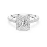 Ladies Ring DDLR-919@7 - White Gold - Image