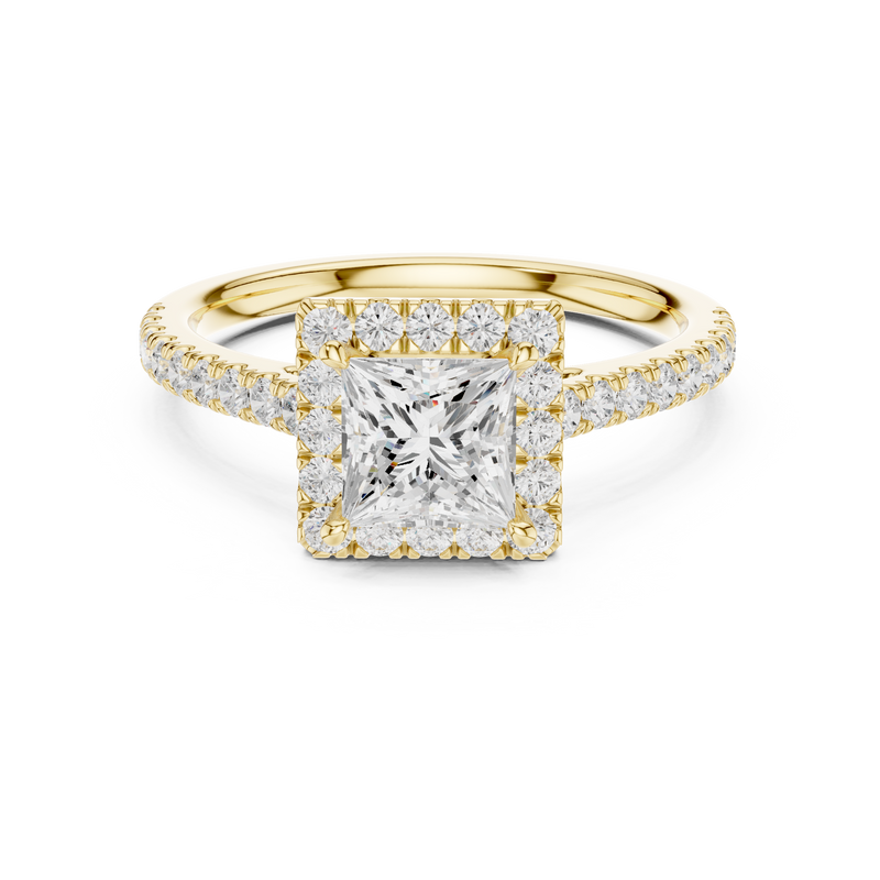 Ladies Ring DDLR-919@7 - Yellow Gold - Image