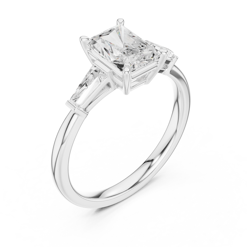 Ladies Ring DDLR-923@7 - White Gold - Image
