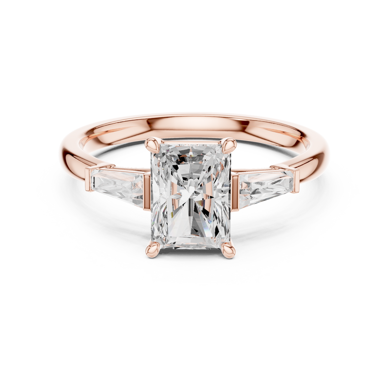 Ladies Ring DDLR-923@7 - Rose Gold - Image