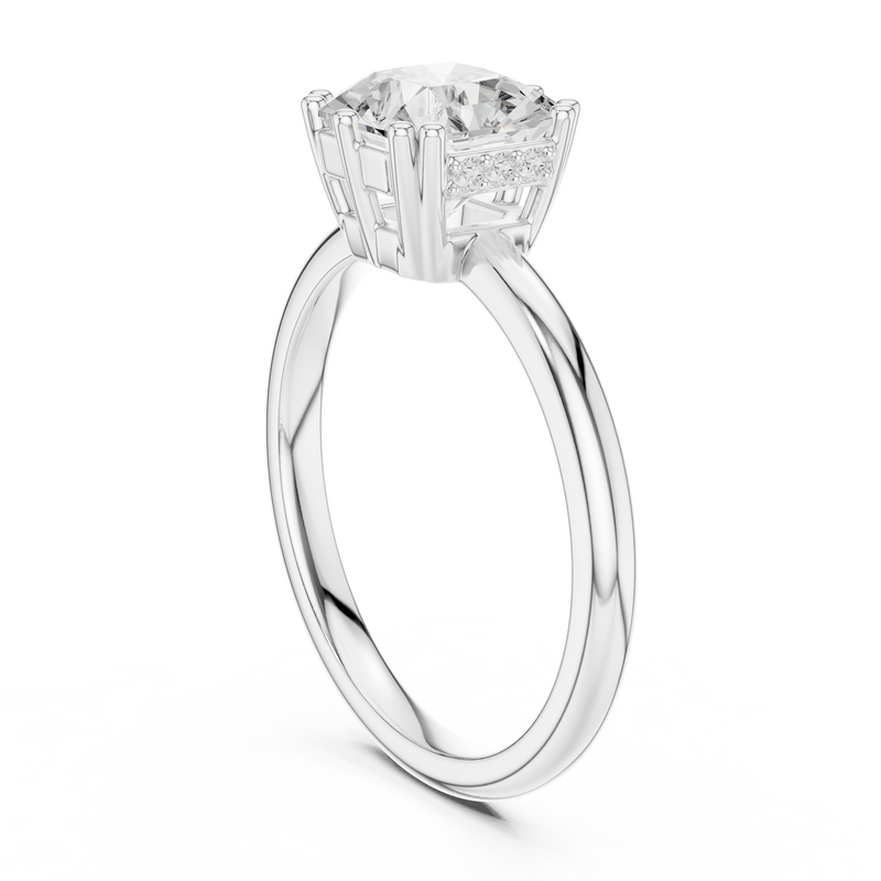 Ladies Ring DDLR-924@7 - White Gold - Image