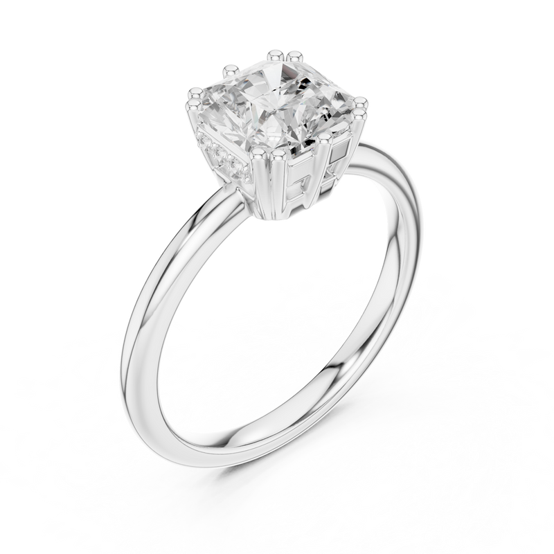 Ladies Ring DDLR-924@7 - White Gold - Image
