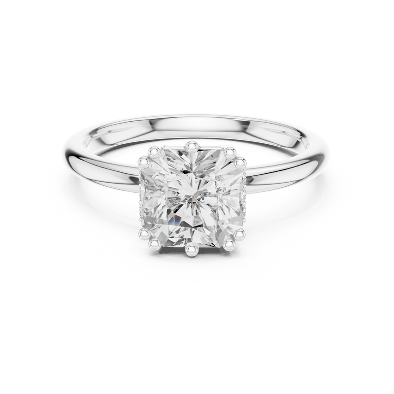 Ladies Ring DDLR-924@7 - White Gold - Image