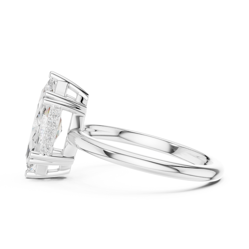 Ladies Ring DDLR-926@7 - White Gold - Image