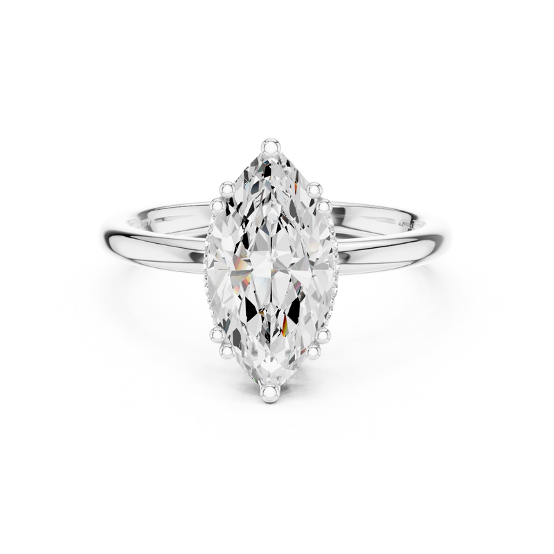 Ladies Ring DDLR-926@7 - White Gold - Image