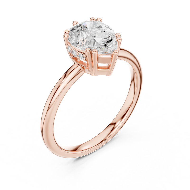 Ladies Ring DDLR-928 - Rose Gold - Image
