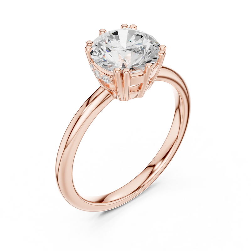 Ladies Ring DDLR-931@7 - Rose Gold - Image
