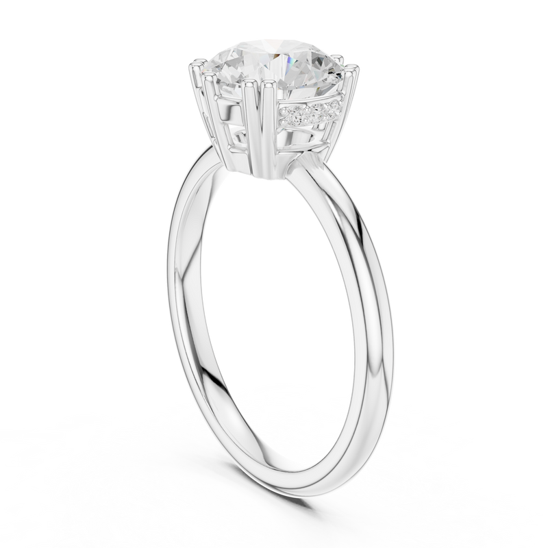 Ladies Ring DDLR-931@7 - White Gold - Image