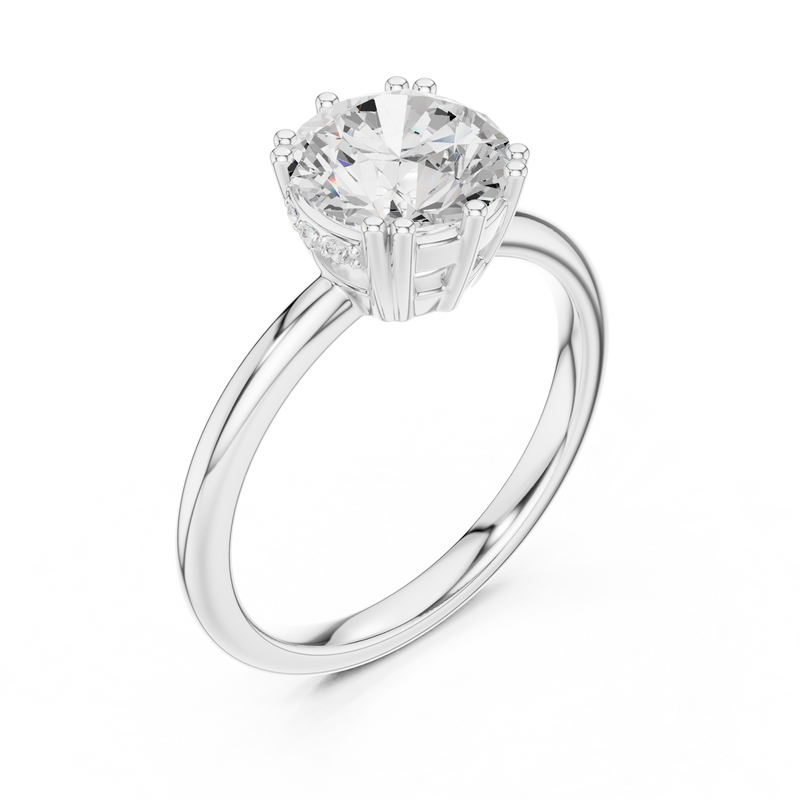 Ladies Ring DDLR-931@7 - White Gold - Image