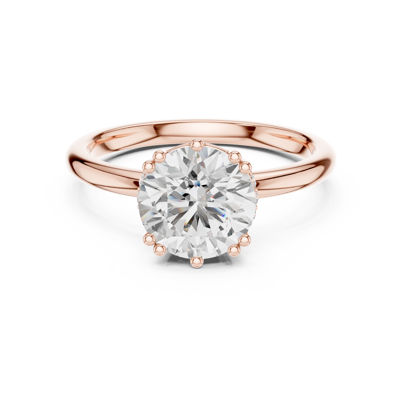 Ladies Ring DDLR-931@7 - Rose Gold - Image