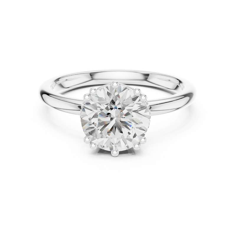 Ladies Ring DDLR-931@7 - White Gold - Image