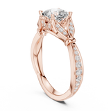 Ladies Ring DDLR-932@7 - Rose Gold - Image