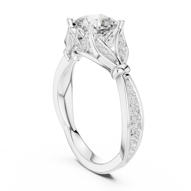 Ladies Ring DDLR-932@7 - White Gold - Image