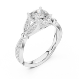 Ladies Ring DDLR-932@7 - White Gold - Image