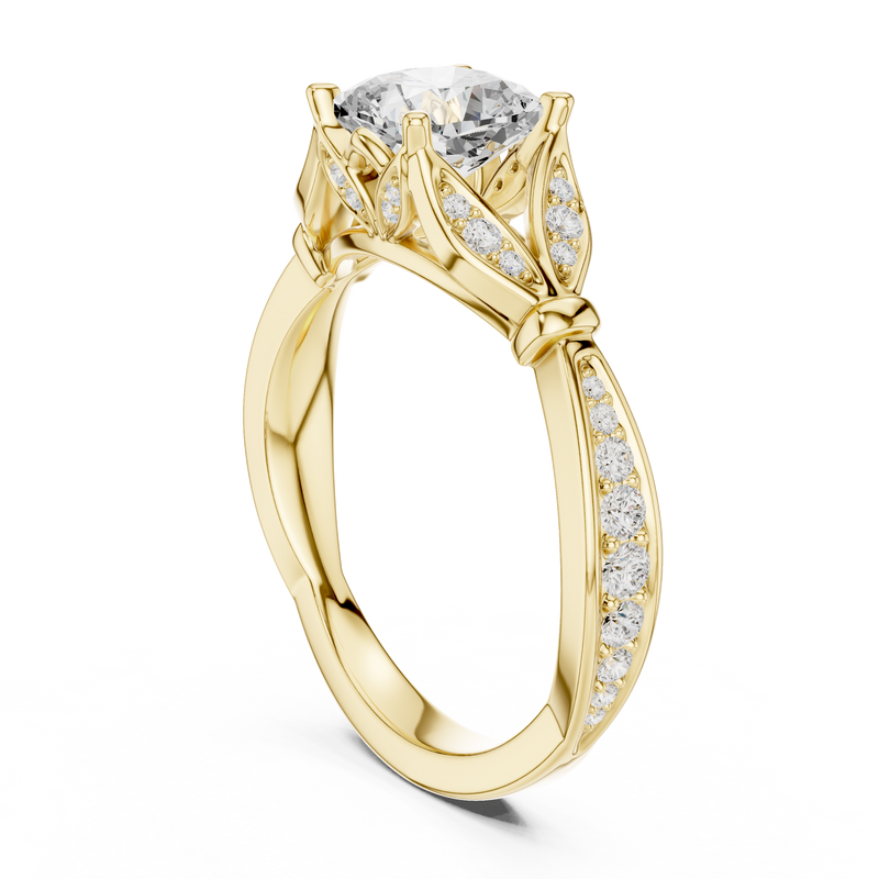 Ladies Ring DDLR-932@7 - Yellow Gold - Image