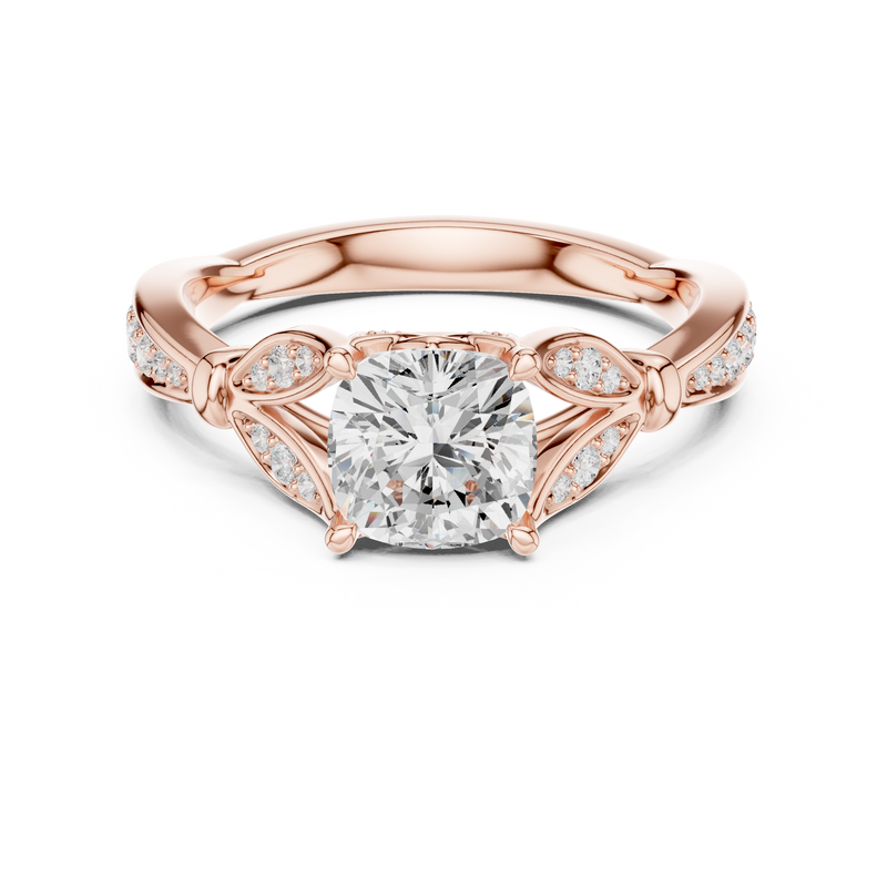 Ladies Ring DDLR-932@7 - Rose Gold - Image