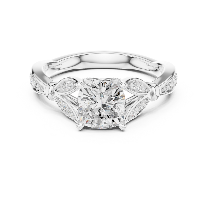 Ladies Ring DDLR-932@7 - White Gold - Image