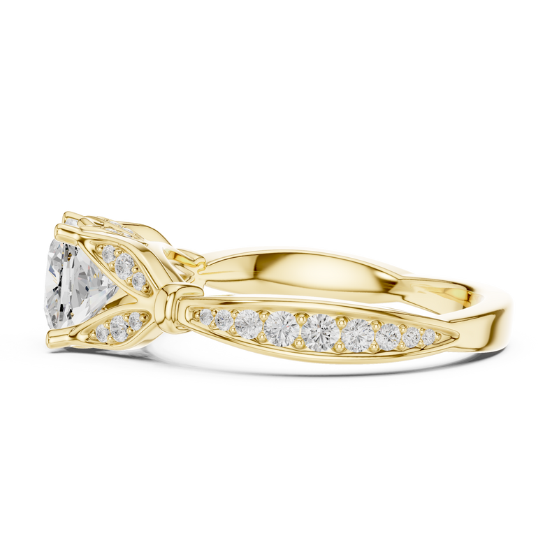 Ladies Ring DDLR-932@7 - Yellow Gold - Image