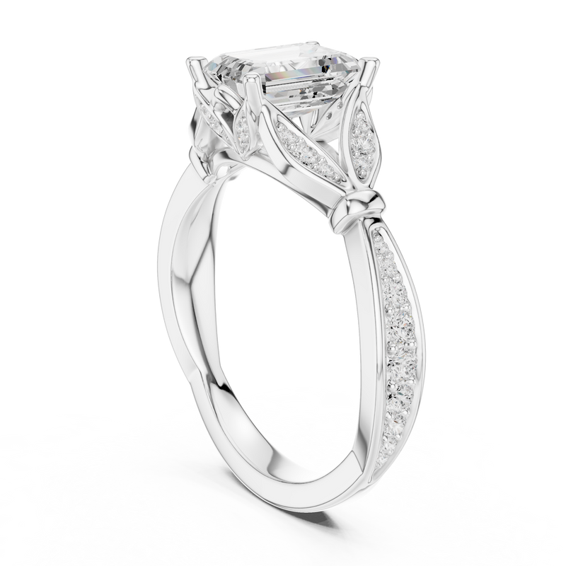 Ladies Ring DDLR-933@7 - White Gold - Image