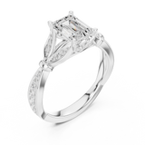 Ladies Ring DDLR-933@7 - White Gold - Image