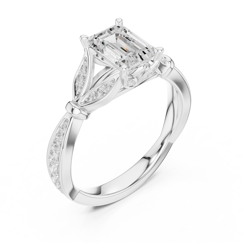 Ladies Ring DDLR-933@7 - White Gold - Image