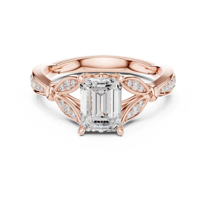 Ladies Ring DDLR-933@7 - Rose Gold - Image