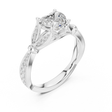 Ladies Ring DDLR-934@7 - White Gold - Image